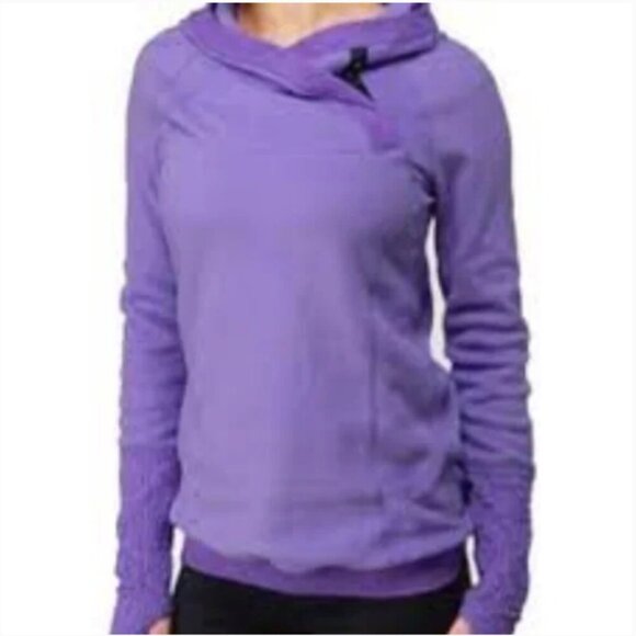lululemon athletica Tops - Lululemon Fleece Pullover Hoodie Purple 6